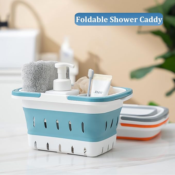 Haundry Portable Shower Caddy Basket, Foldable Caddy Basket - Image 4