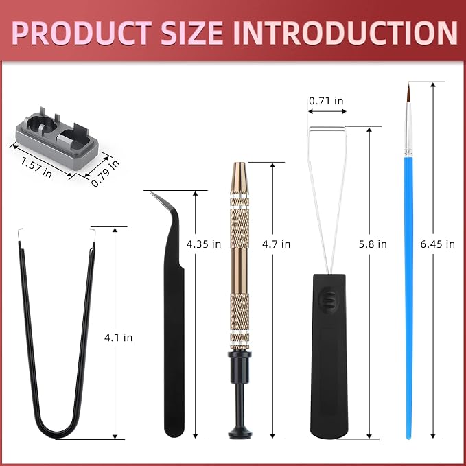 RUNJRX Keyboard Lube Kit with Switch Opener Tweezers - Image 2