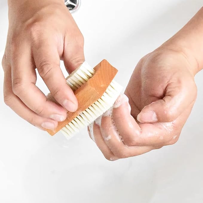 Nail Brush For Cleaning Fingernails, Flexible Bristle Finger Nail Brush To - Image 7