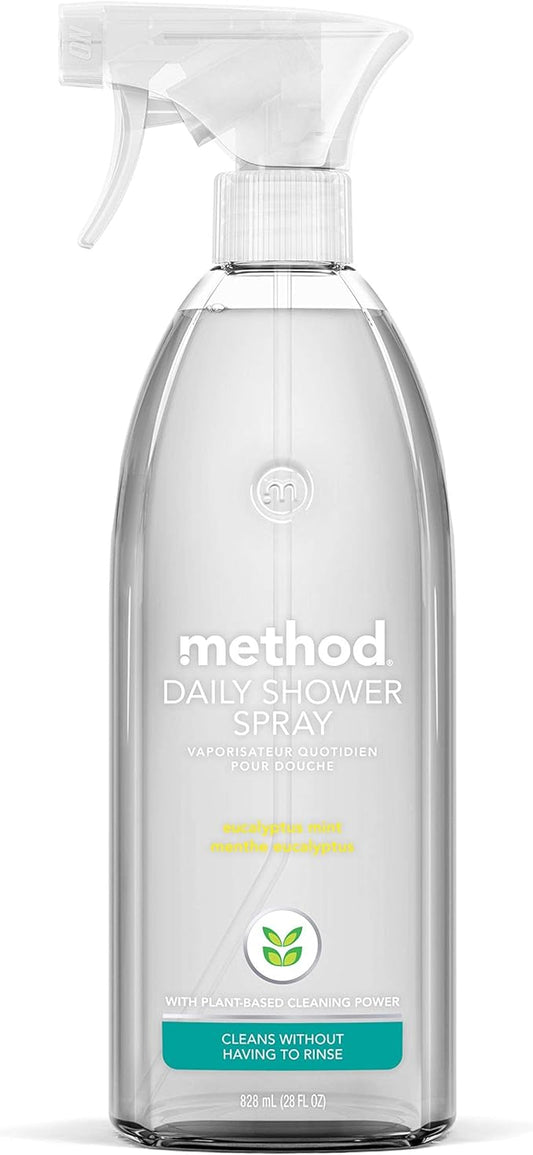 Method Daily Shower Spray Cleaner, Eucalyptus Mint, by method