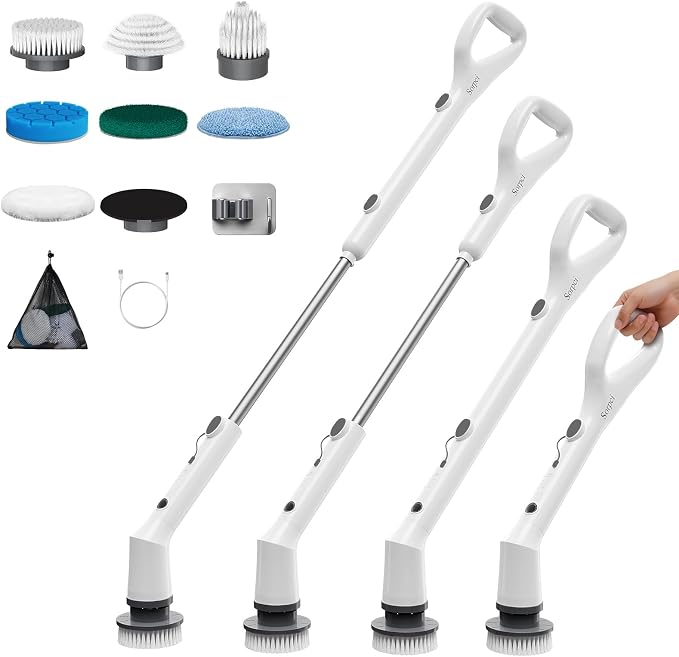 Electric Spin Scrubber, 2026 New Cordless Cleaning Brush, Shower Cleaning Brush by Unknown