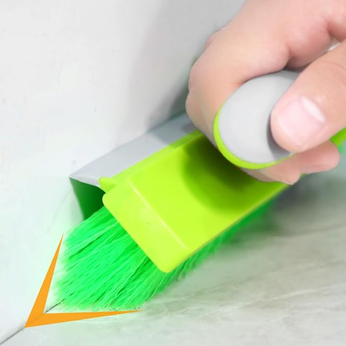Heavy Duty Corner Cleaning Tool Flexible Bristles Storage Hole Comfort Grips - Image 8