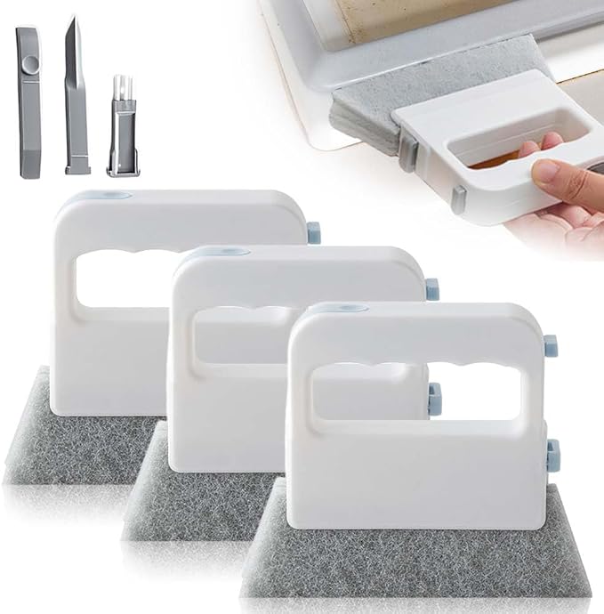Magic Window Track Cleaner, 2 in 1 Groove Cleaning Brush, Window Groove by YTXOX