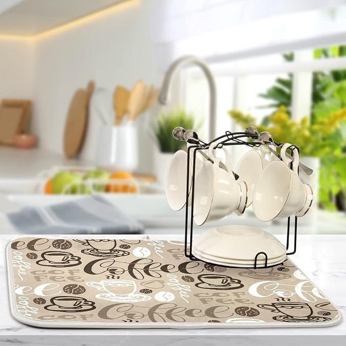 Brown Coffee Dish Drying Mat - Image 5