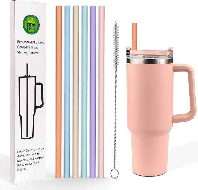 AIERSA 6 Pack Pastel Colors Straw - Image 8