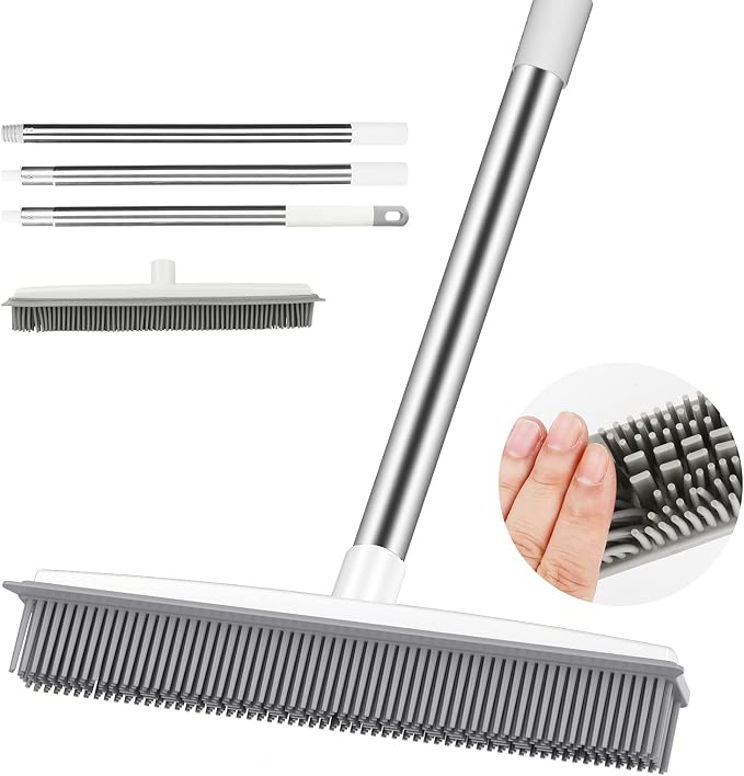 Push Broom Pet Hair Removal Broom by YFjqtzx
