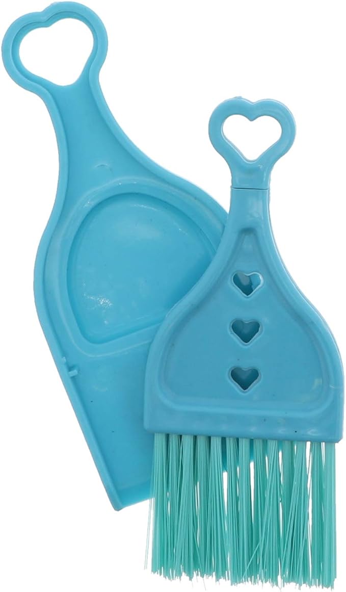 Blue Mini Dustpan with Brush - Image 3