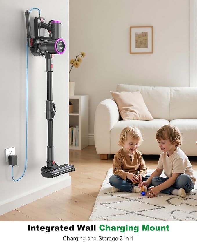 Cordless Vacuum Cleaner Bendable 6-in-1 Stick Vacuum — Lightweight - Image 8