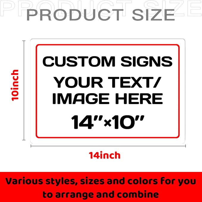 Personalized Aluminum Weatherproof Metal Signs - Image 2