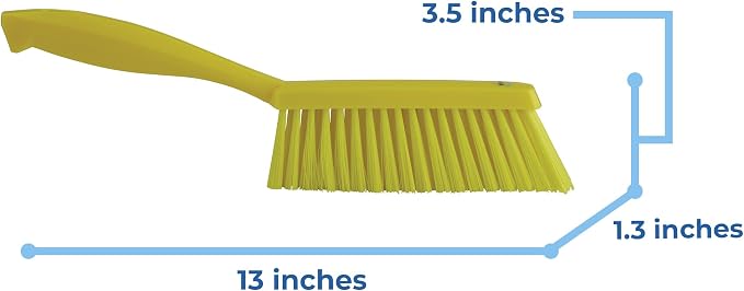 Vikan 45876 Bench Cleaning Brush, Polypropylene/Polyester Soft Bristle Dustpan - Image 3
