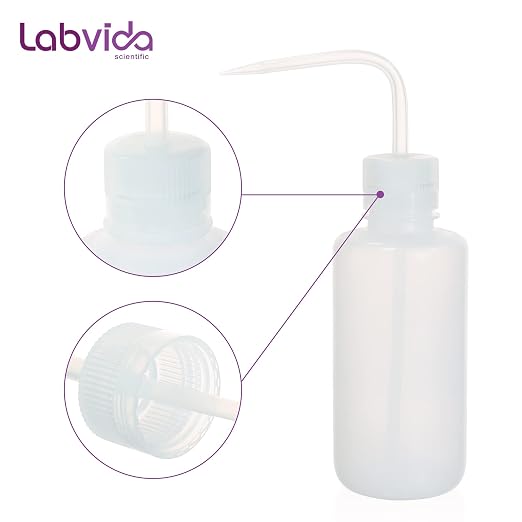 New Released Thick Wall 250ml Squeeze Bottle Set 2pcs- Laboratory Grade Durable - Image 8