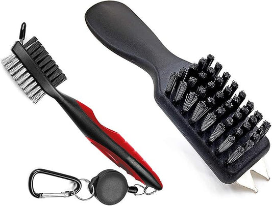 Durable Golf Club Groove Cleaner Brush and Shoes Brush by Vawuz