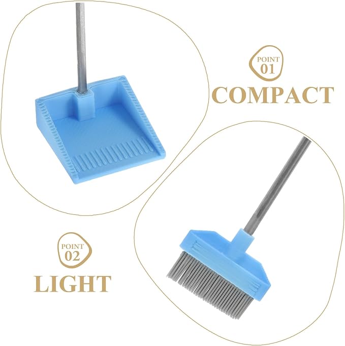 VOSAREA 1 Set Mini Cleaning Supplies Mini Dustpan and Broom Simulated - Image 8