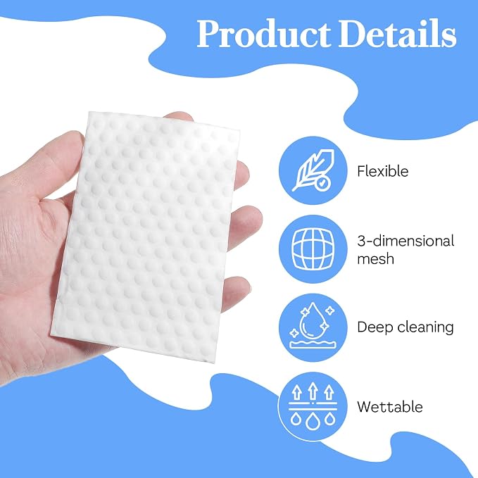JIEYAO Magic Cleaning Sponge Eraser Sheet, Thin Nano Cleaner Pads Eraser Wipes - Image 4