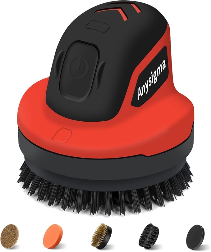 Electric Grill Brush- Waterproof Cordless Rotary Cleaning Brush by Unknown