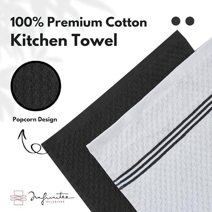 Infinitee Xclusives 100% Cotton Kitchen Towels - Image 8