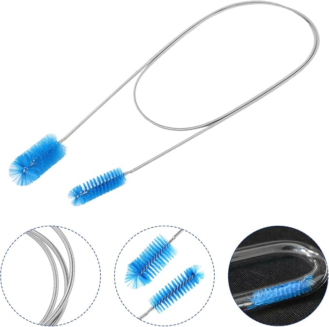 12pcs Glass Tube Pipe Cleaners Brush Kit, 14.5 inch Long Nylon Straw Brush - Image 4
