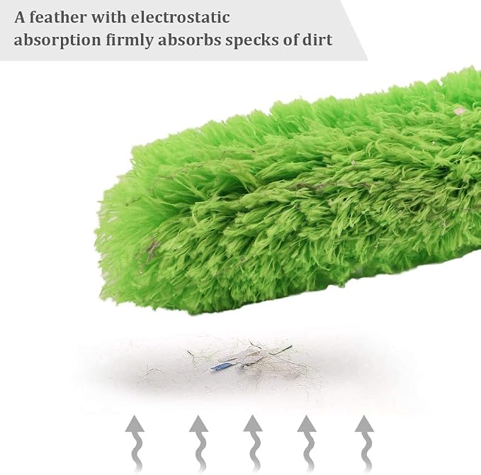 DELUX Microfiber Feather Duster Extendable Duster - Image 7