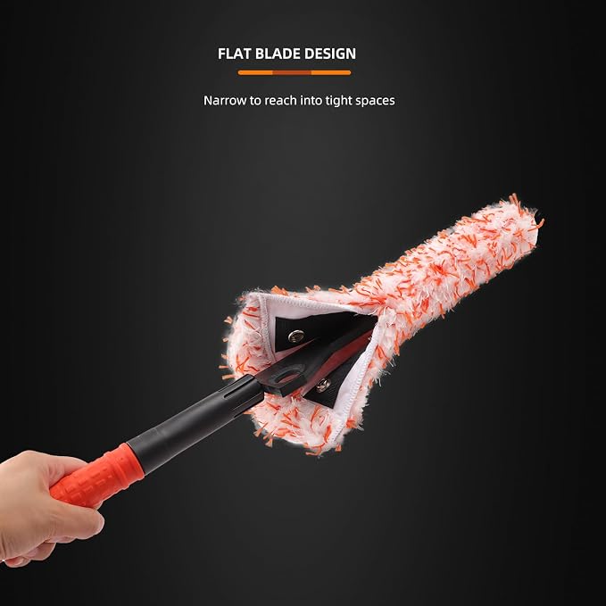 Microfiber Wheel Brush, SPTA Removable Car Wheel Cleaning Brush - Image 4