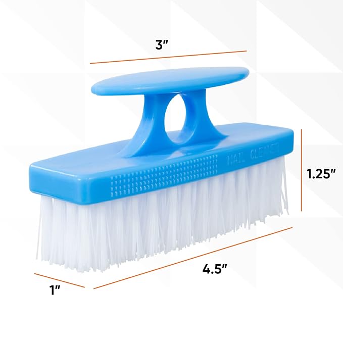 Superio Nail Brush for Cleaning Fingernails, Toe & Foot - Image 2