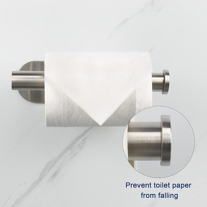 NearMoon Toilet Paper Holder Self Adhesive, Premium Thicken SUS304 Stainless - Image 6