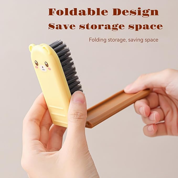 Little Bear Folding Portable Shoe Brush - Image 3