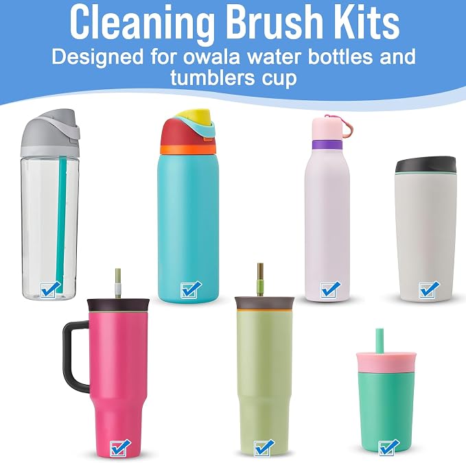 XANGNIER 5 Pcs Water Bottle Cleaner Brush Set - Image 2