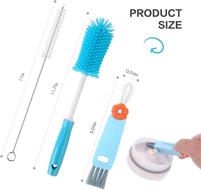 3 Pack Cleaner Brush Kit for Stanley, Bottle Cleaner Brush Set - Image 2