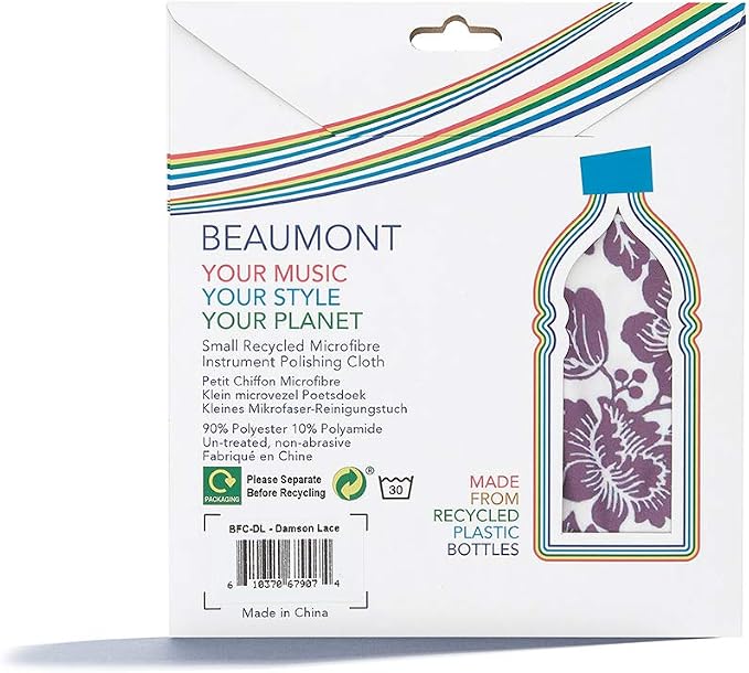 Beaumont Musical Polishing & Cleaning Patterned Damson Lace Instruments Trumpet - Image 2