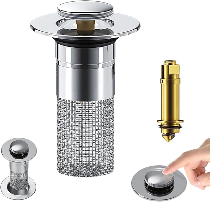 Pop Up Bathroom Sink Drain Strainer Hair Catcher, Sink Drain Stopper by Zehhe+is+doing+our+best+for+you+