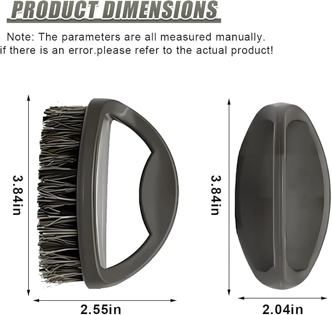 Soft Horsehair Bristle Leather Cleaning Brush - Image 2