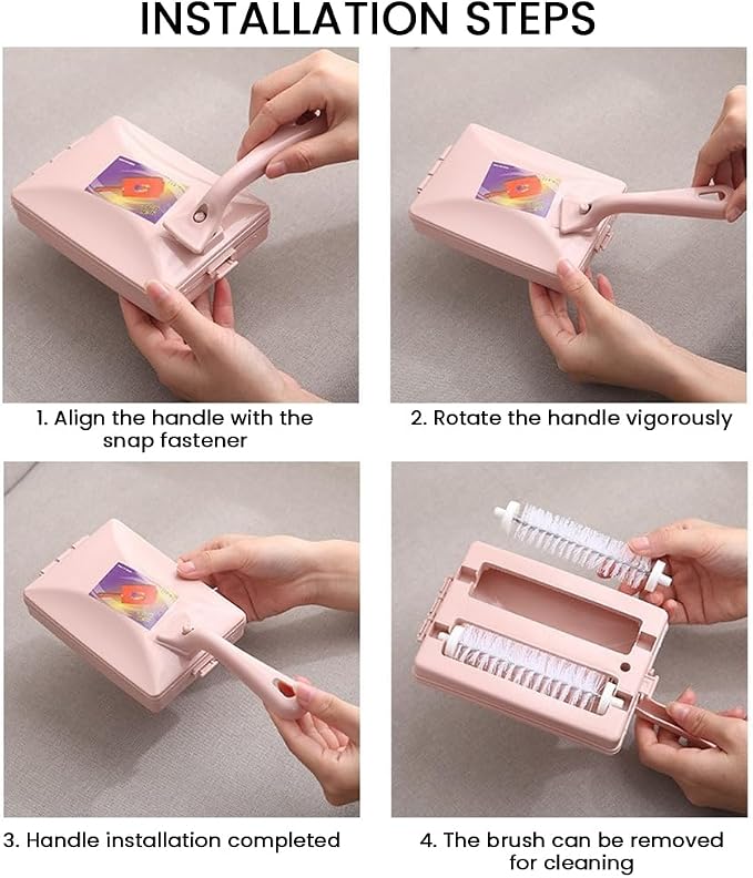 Carpet Debris Brush, Plastic Handheld Cleaning Brush Multi-Functional Handheld - Image 6