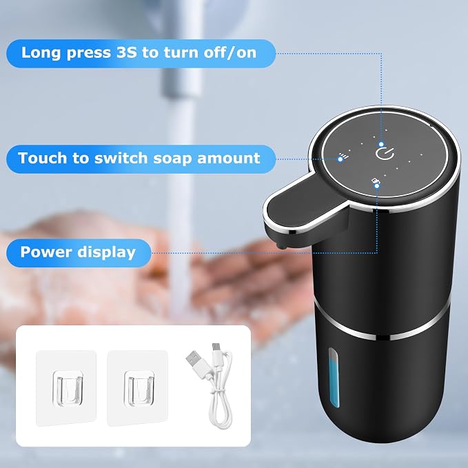 2 Pack Automatic Soap Dispenser, Automatic Liquid Soap Dispenser Touchless - Image 2