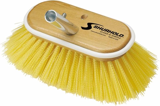 Shurhold 6" Polystyrene Medium Bristle Deck Brush by Shurhold+Industries