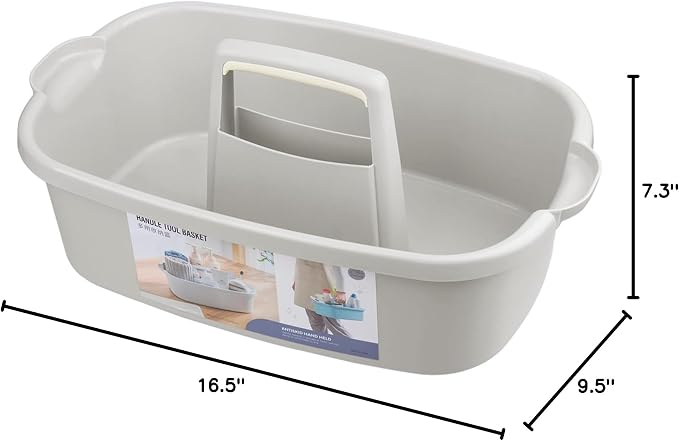 JiatuA Large Cleaning Supplies Caddy Portable Shower Basket Supply Organizer - Image 6