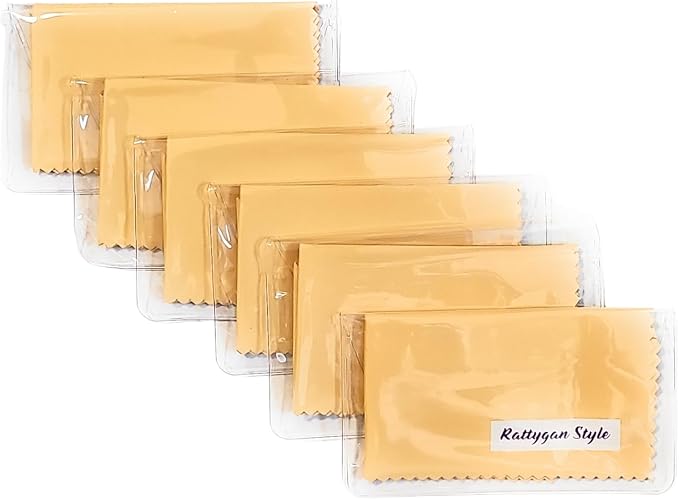 Premium Microfiber Cleaning Cloth in Individual PVC Pouches by RattyganStyle