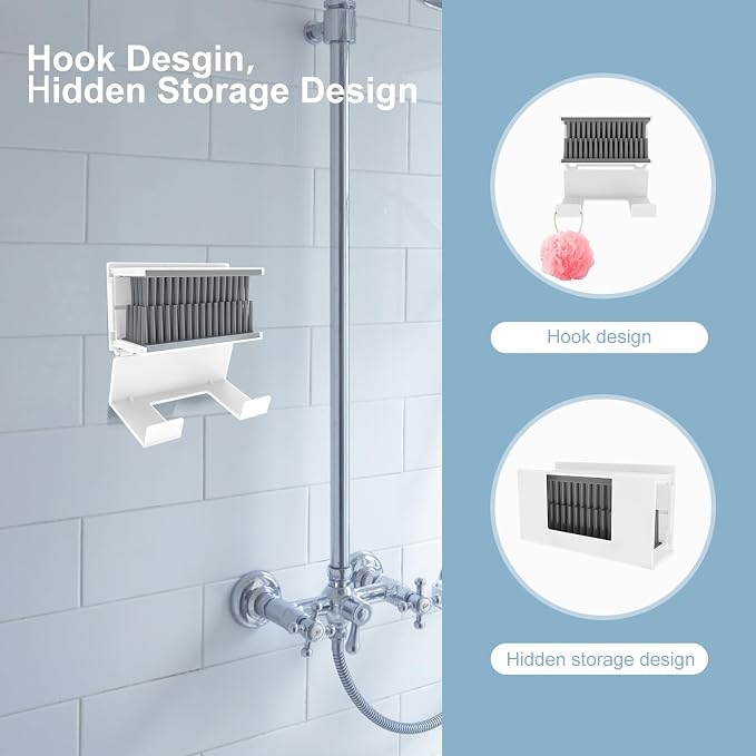Hair Catcher, Reusable Shower Wall Hair Collector Hair Trap - Image 5