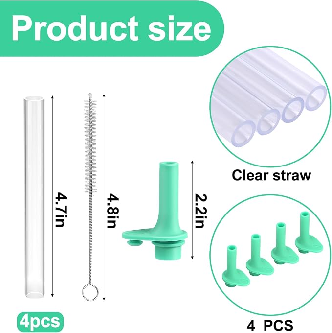 XANGNIER Replacement Straws and Bite Valve Compatible - Image 4