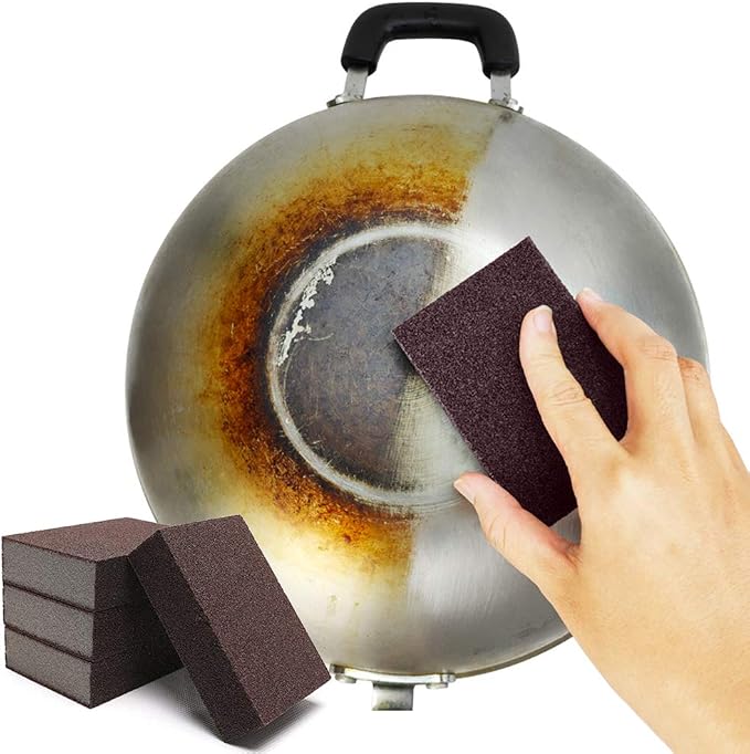 6-Pack Nano Emery Sponge Brush Eraser Scrub, Carborundum Cleaning Sponge Brush - Image 6