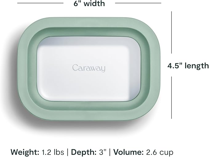 Caraway 6pc Glass Food Storage Set - Image 3