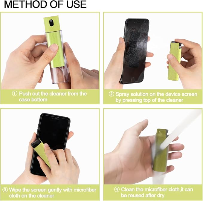 Screen Cleaner Touchscreen Mist Spray, walrfid Cleaning Kit - Image 3