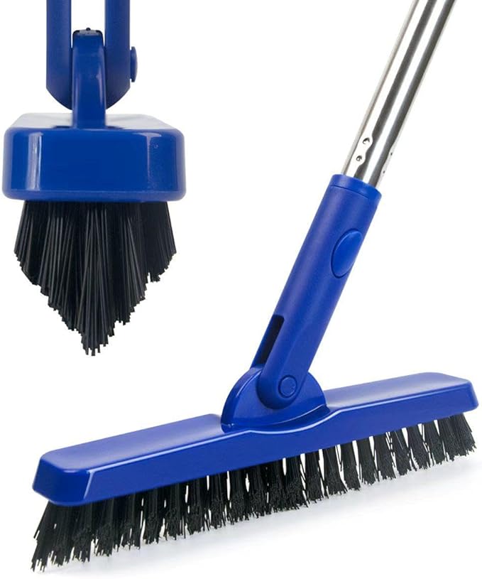 CELOX Heavy Duty Long Handle Scrub Brush, Tile Scrub Brush by CELOX