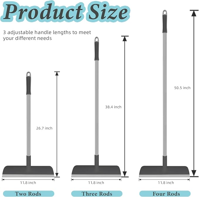Floor Scrub Brush with Long Handle - Image 2