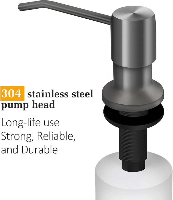 Soap Dispenser for Kitchen Sink, Built in Sink Soap Dispenser Lotion Dispenser - Image 3
