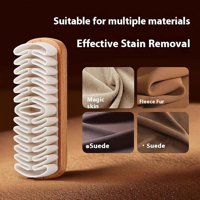 2Pcs Suede Brush for Shoes, Nubuck Brush Suede Eraser Suede Shoe Brush Suede - Image 5
