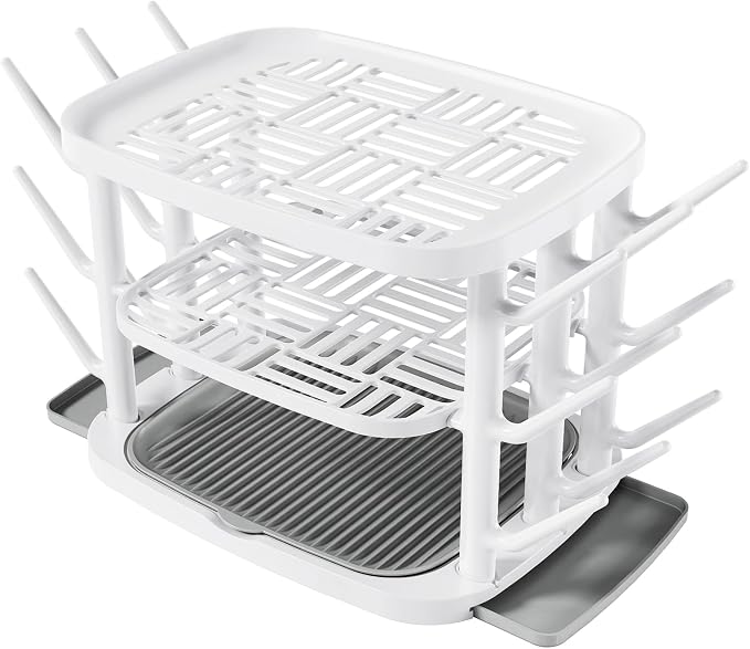 Baby Bottle Drying Rack, 3-Tier Large Capacity Countertop Organizer by GREENDADI