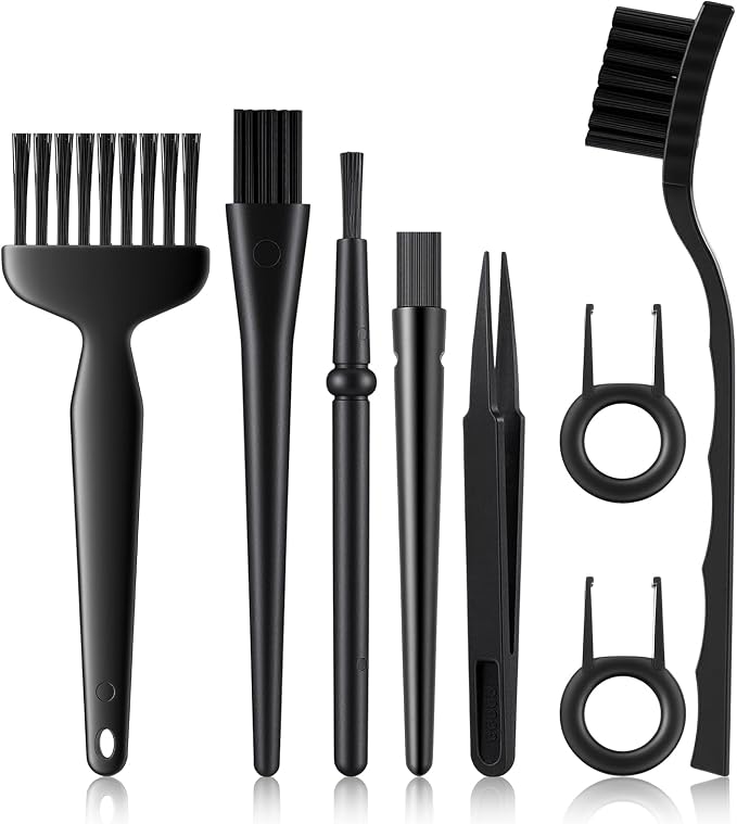 8 Pcs Mini Keyboard Cleaning Brushes Kit, Anti Static Electronic Dust Cleaning by Unknown