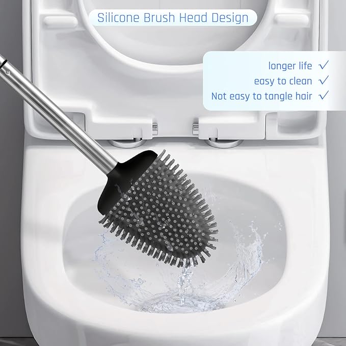 Sellemer Toilet Brush and Holder Set - Image 3