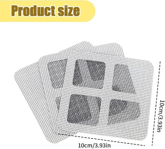 Disposable Shower Drain Hair Catcher, Disposable Hair Drain Stickers Drain Mesh - Image 2