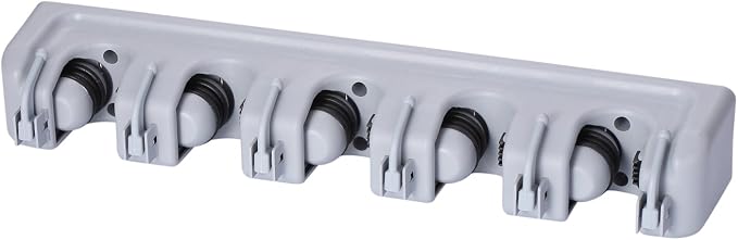 TOGU Mop and Broom Holder Wall Mounted 5 Position Storage Rack - Image 2